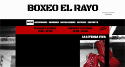 Desktop Screenshot of boxeoelrayo.com